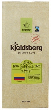 Bilde: © Kjeldsberg Kaffebrenneri / Oda Kjeldsberg Kaffebrenneri Fairtrade Kaffe Filtermalt Økologisk, 250 g