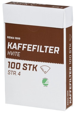Bilde: © REMA 1000 / Oda REMA 1000 Kaffefilter hvite Str 4