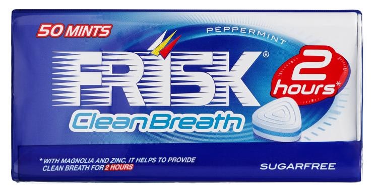 Frisk 2 Hours Clean Breath Peppermint 50 stk