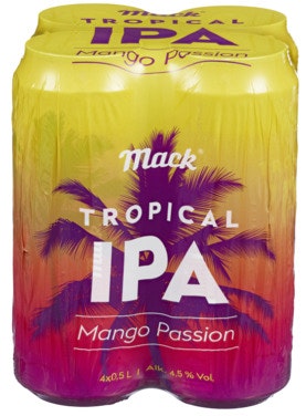 Bilde: © Mack / Oda Mack Mack Tropical IPA 4 x 0,5l, 2 l
