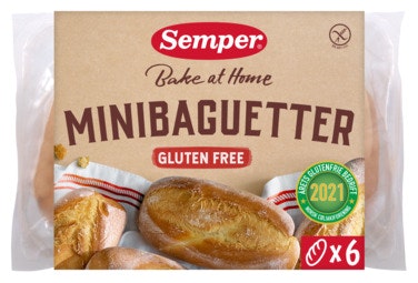 Bilde: © Semper / Oda Semper Minibaguetter Glutenfri