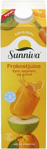 Sunniva Original Frokostjuice Eple, appelsin og gulrot
