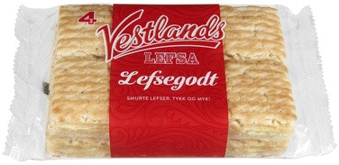 Bilde: © Vestlandslefsa / Oda Vestlandslefsa Lefsegodt med Smørkrem 4 stk