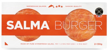 Bilde: © Salma / Oda Salma Salma Brg 2 Stk Lakseburger