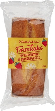 Bilde: © Mesterbakeren / Oda Mesterbakeren Sitronkake Bringebær