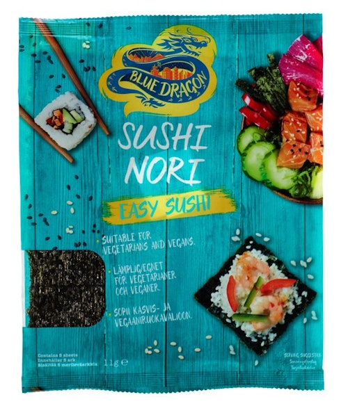 Blue Dragon Sushi Nori 5 ark
