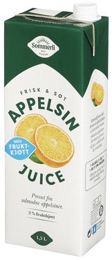 Bilde: © Sommerli / Oda Sommerli Appelsinjuice Med Fruktkjøtt Premium