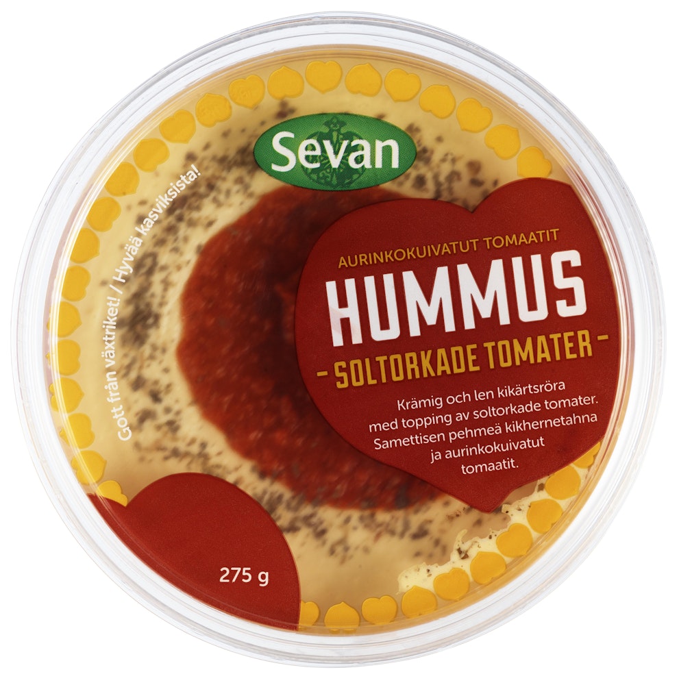 Hummus Med Soltørkede Tomater, 275 g