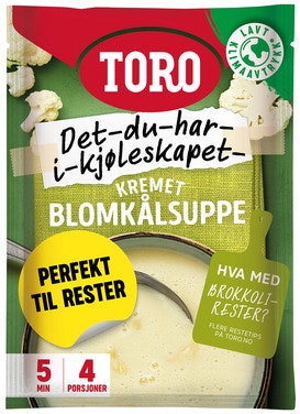 Bilde: © Toro / Oda Toro Kremet blomkålsuppe