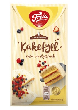 Bilde: © Freia / Oda Freia Kakefyll Vaniljesmak