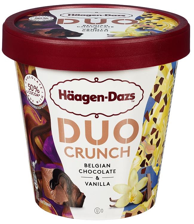 Häagen-Dazs Duo Crunch Belgian Chocolate & Vanilla