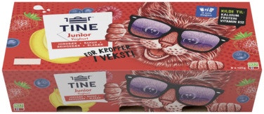 Bilde: © Tine / Oda Tine Junior Yoghurt Fruktmiks 8 x 125g