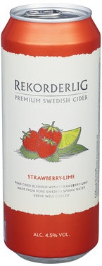 Rekorderlig Cider Jordbær og lime