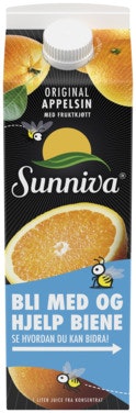Sunniva Sunniva Original Appelsinjuice Med Fruktkjøtt