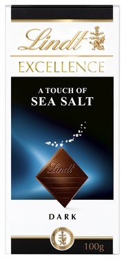 Bilde: © Lindt / Oda Lindt Excellence Havsalt Mørk Sjokolade