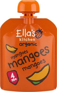 Bilde: © Ella's Kitchen / Oda Ella's Kitchen Mango Mango Fra 4 mnd, Økologisk
