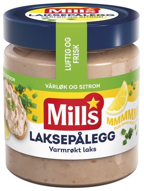 Bilde: © Mills / Oda Mills Varmrøkt Laksepålegg Med Vårløk & Sitron