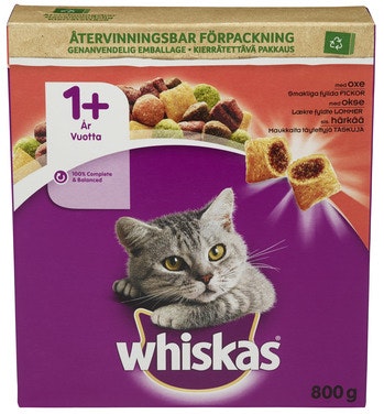 Whiskas Oksekjøtt +1
