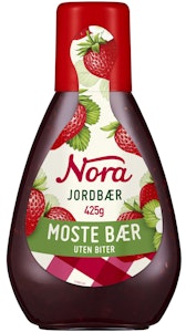 Nora Jordbærsyltetøy Squeezy