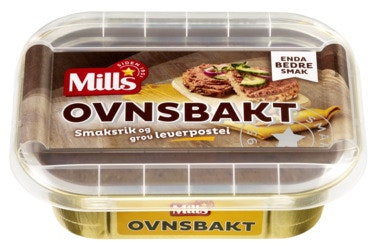 Bilde: © Mills / Oda Mills Leverpostei Ovnsbakt 185 g