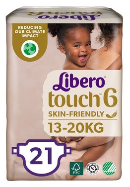 Bilde: © Libero / Oda Libero Touch Åpen Bleie Str. 6, 13-20kg, 21 stk