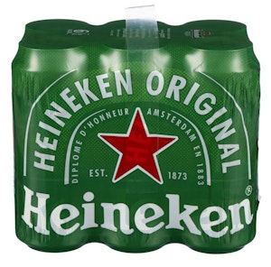 Heineken Boks 0,5l x 6 stk