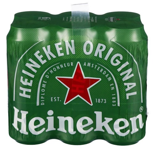 Heineken Heineken Boks 0,5l x 6 stk