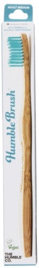 Bilde: © Humble Brush / Oda Humble Brush Tannbørste Medium Blå Voksen ,100% Nedbrytbar