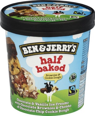 Bilde: © Ben & Jerry's / Oda Ben & Jerry's Half Baked Iskrem