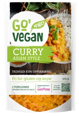 Go’Vegan Plantebasert Curry Asian Style