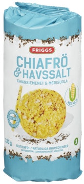 Bilde: © Friggs / Oda Friggs Maiskaker Chia & Havsalt