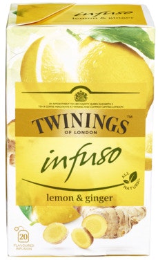 Twinings Lemon & Ginger Infuso, 20 stk