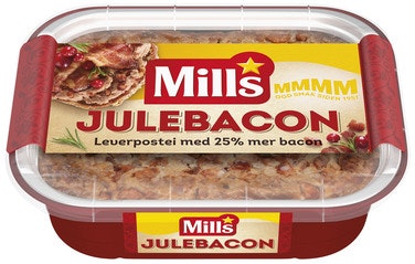 Bilde: © Mills / Oda Mills Julepostei med Biter av Bacon