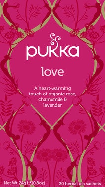 Pukka Love Rose Tea Chamomile & Lavender Tea, 20 stk