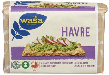 Bilde: © Wasa / Oda Wasa Knekkebrød Havre