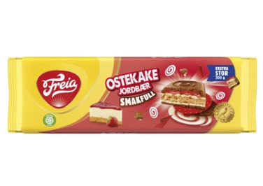 Bilde: © Freia / Oda Freia Smakfull Ostekake Jordbær