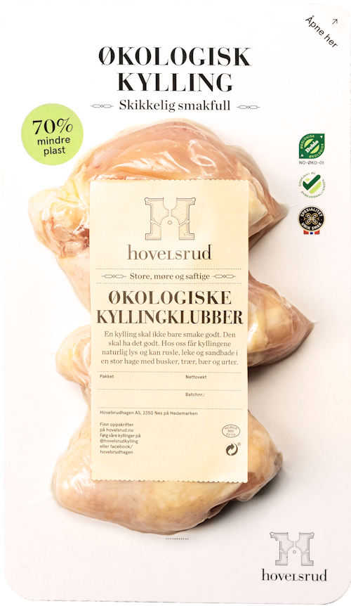 Bilde: © Hovelsrud Gård / Oda Hovelsrud Gård Økologiske Kyllingklubber