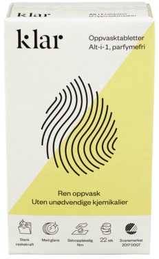 Bilde: © Klar / Oda Klar Oppvasktabletter