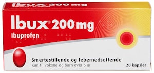 Weifa Ibux kapsler 200mg Ibuprofen