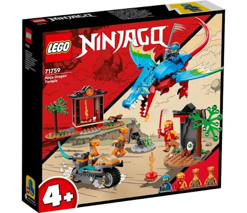 Sprell LEGO Ninjago Ninjasett med drage og tempel