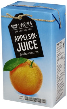 Bilde: © REMA 1000 / Oda REMA 1000 Appelsinjuice