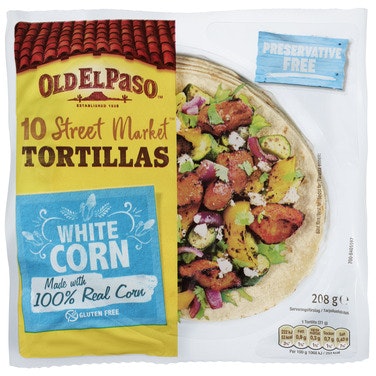 Bilde: © Old El Paso / Oda Old El Paso Tortillas Mini 100% Mais 10stk