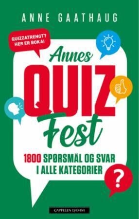 ARK Annes quizfest - 1800 spørsmål og svar i alle kategorier Anne Gaathaug