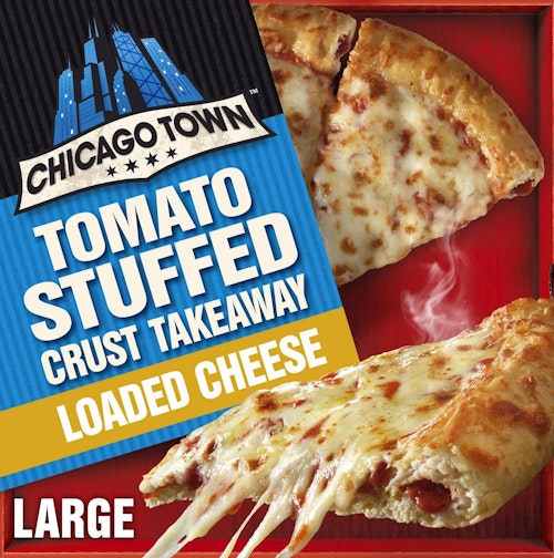 Chicago Town Fire Oster Takeaway Pizza Tomatfylt Skorpe