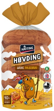 Bilde: © Hatting / Oda Hatting Grove Pølsebrød 10 stk