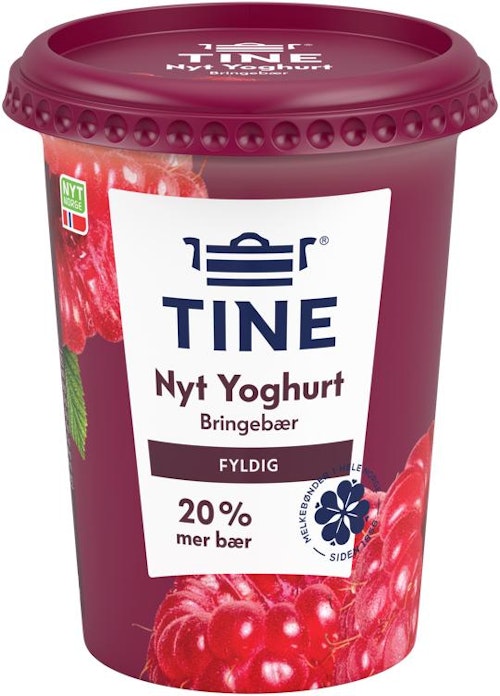 Tine Nyt Yoghurt Bringebær