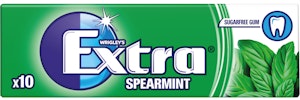 Extra Spearmint Sukkerfri 10 stk