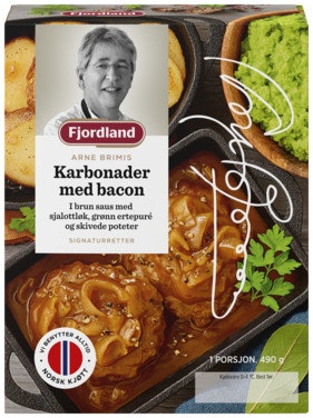 Bilde: © Fjordland / Oda Fjordland Brimis Karbonader Med Bacon & Brun saus