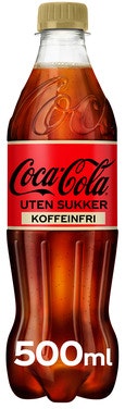 Coca-Cola Coca-Cola Uten Sukker Koffeinfri