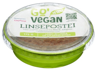 Bilde: © Go’Vegan / Oda Go’Vegan Linsepostei
